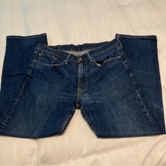 Vintage Levi’s Mens 514 Jeans 34 X 30 Straight Leg Medium Wash - Picture 2 of 10